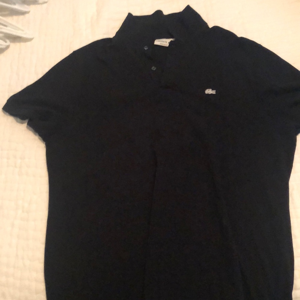Lacoste Black Polo Size 7